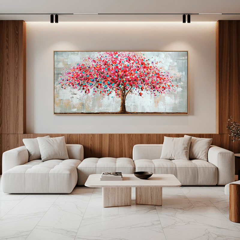 Tela Canvas Árvore a Beleza do Florescer - sem moldura