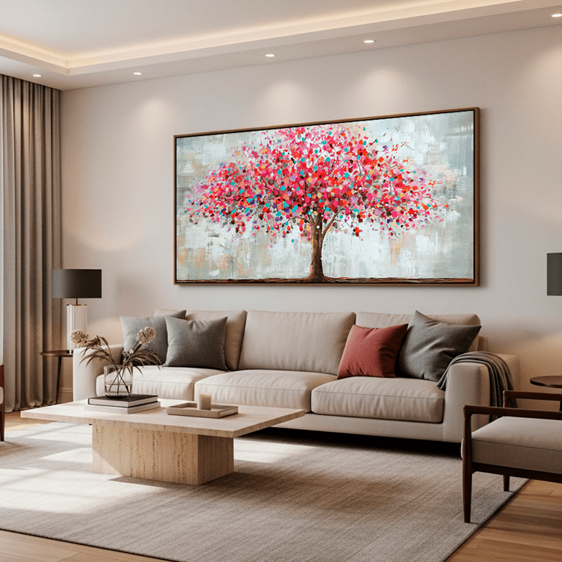 Tela Canvas Árvore a Beleza do Florescer - sem moldura