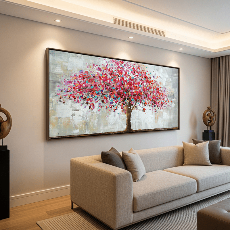 Tela Canvas Árvore a Beleza do Florescer - sem moldura