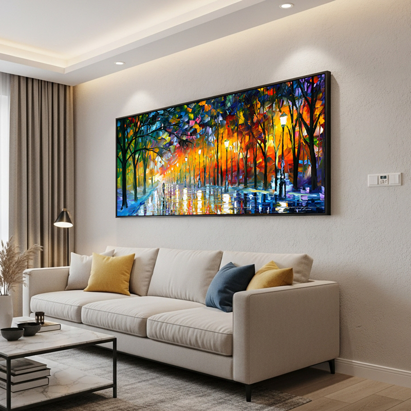 Tela Canvas Caminho Iluminado - sem moldura