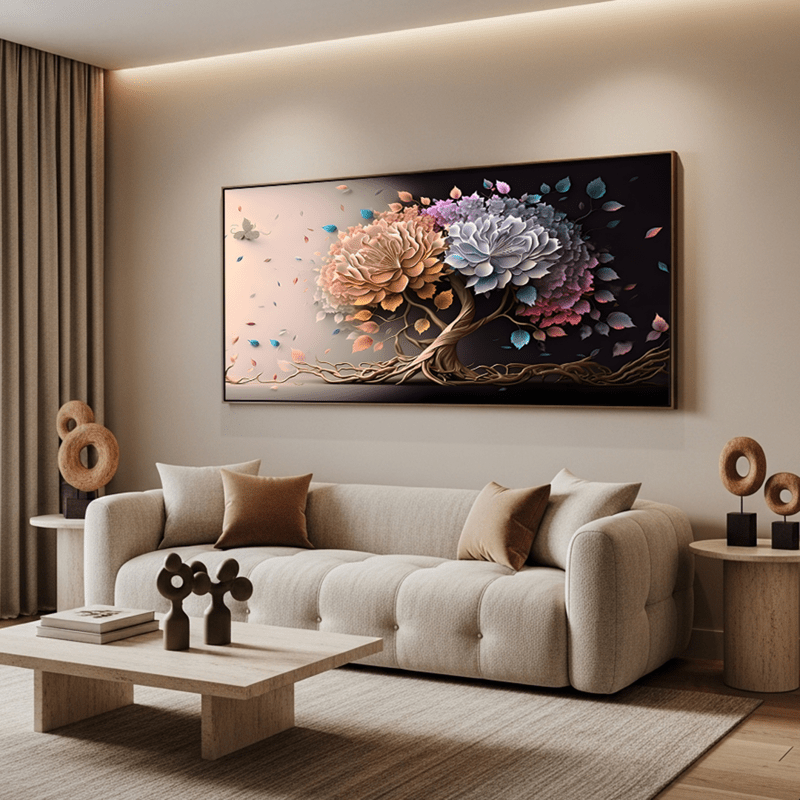 Tela Canvas Cores do Tempo - sem moldura