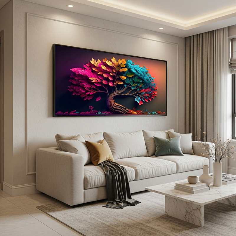 Tela Canvas Flores ao Vento - sem moldura