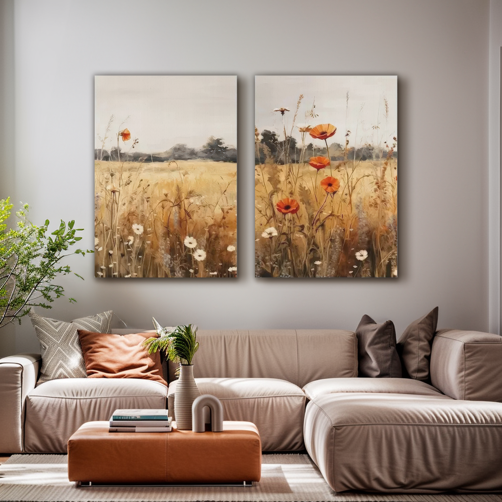 QUADRO CANVAS ROSAS SILVESTRES