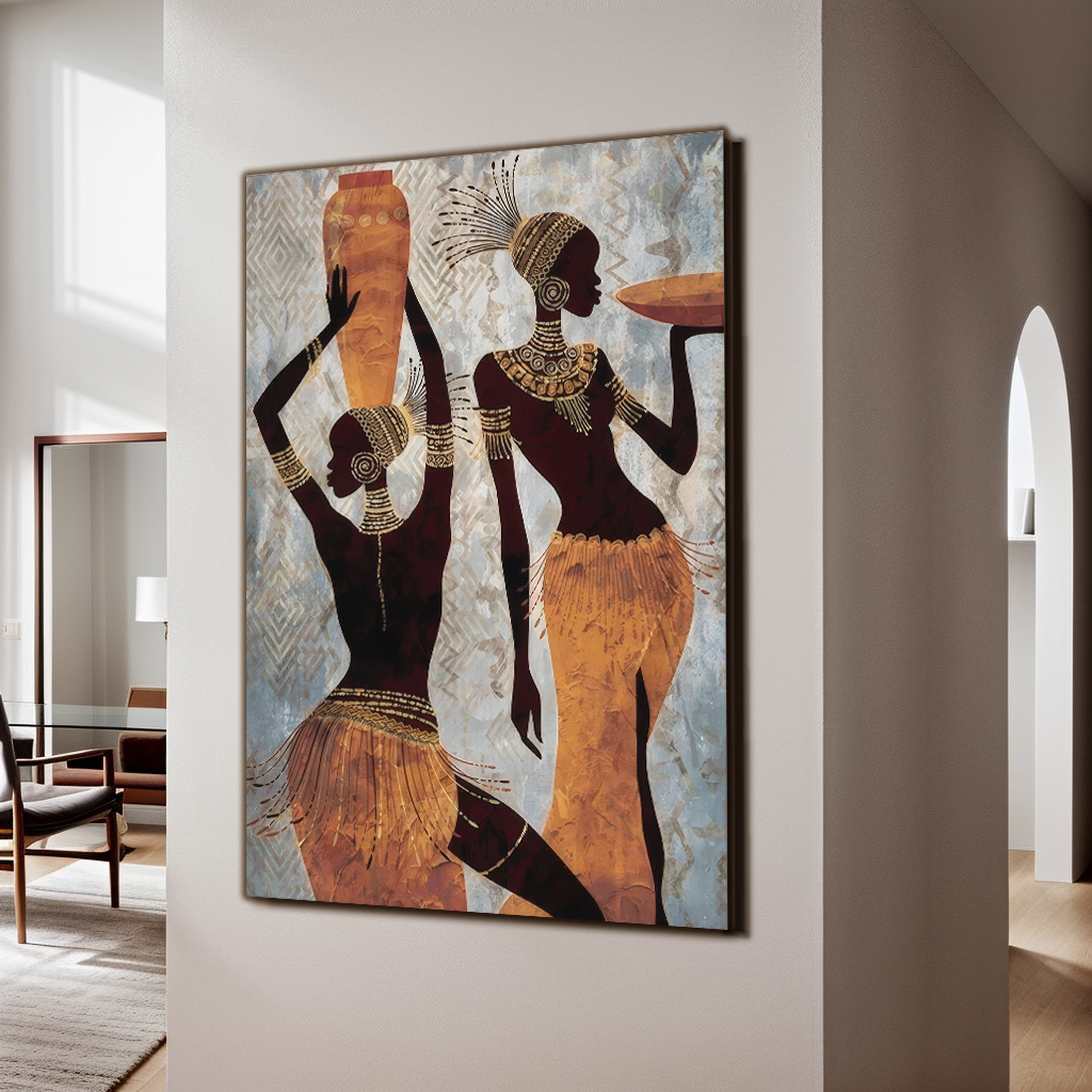 QUADRO CANVAS MULHERES AFRICANAS