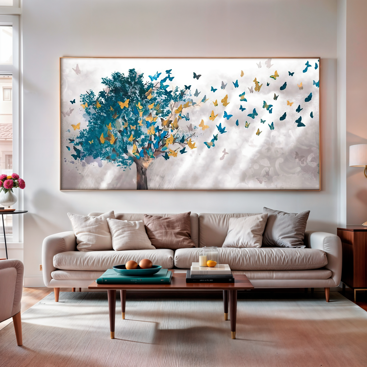 Tela O Florescer das Borboletas