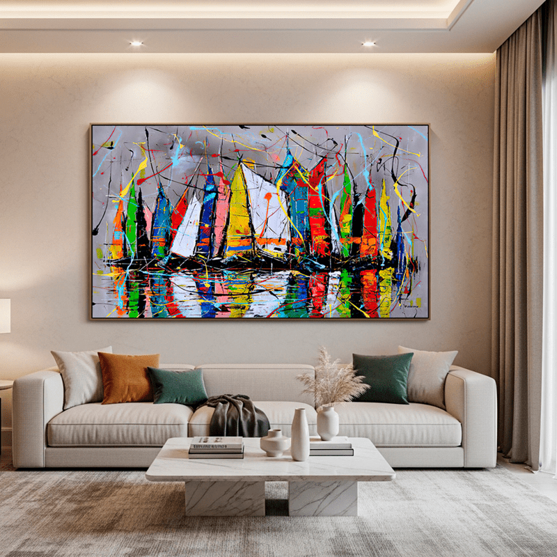 Quadro Barcos à Vela