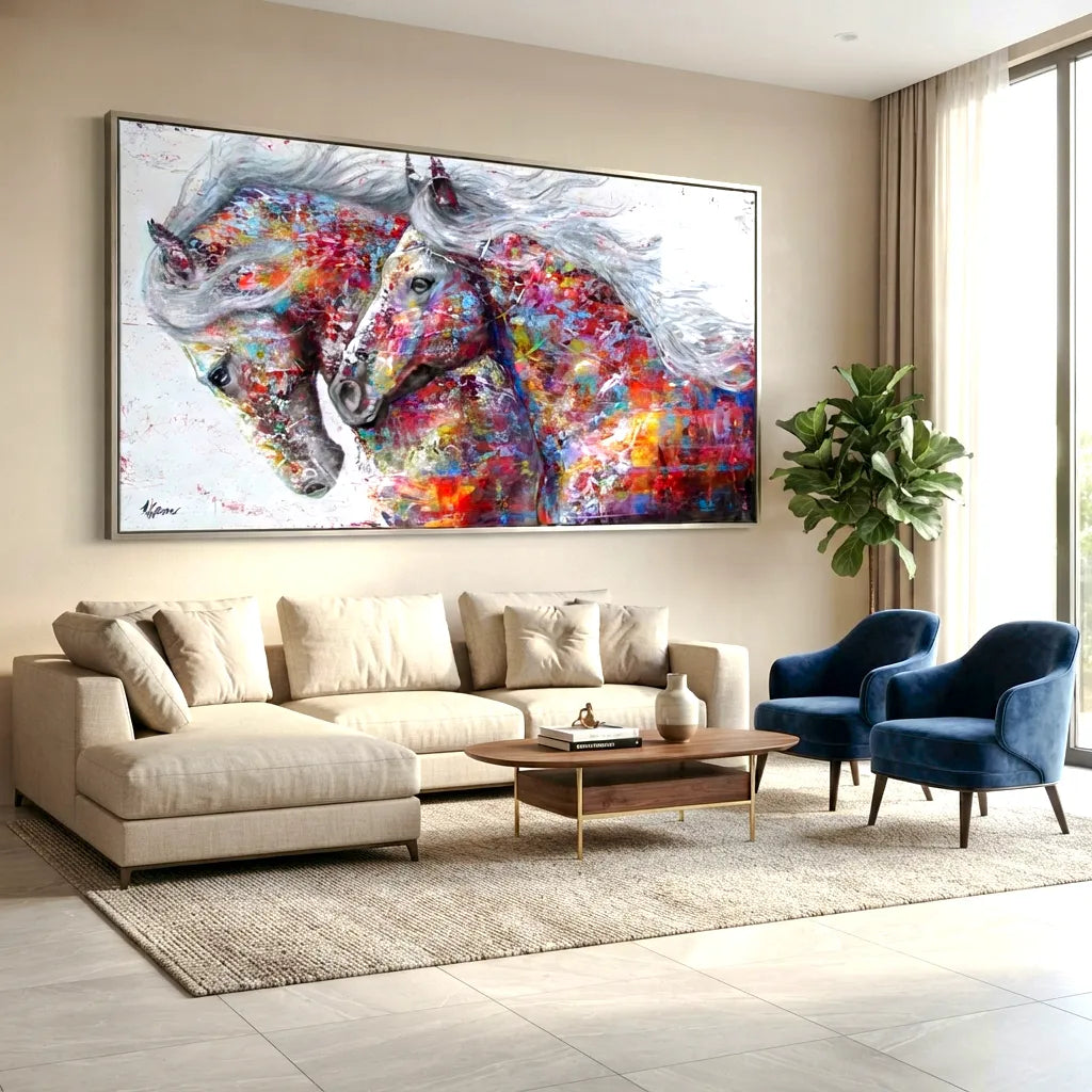 Tela Couple of Horses