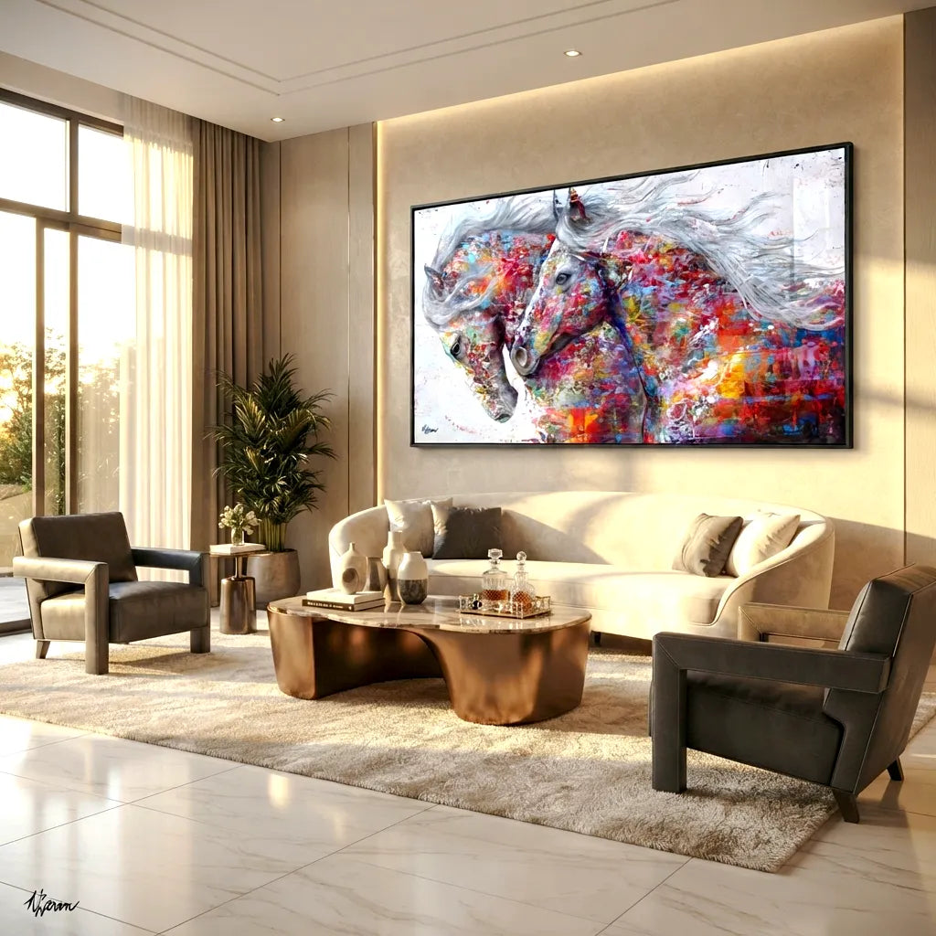 Tela Couple of Horses