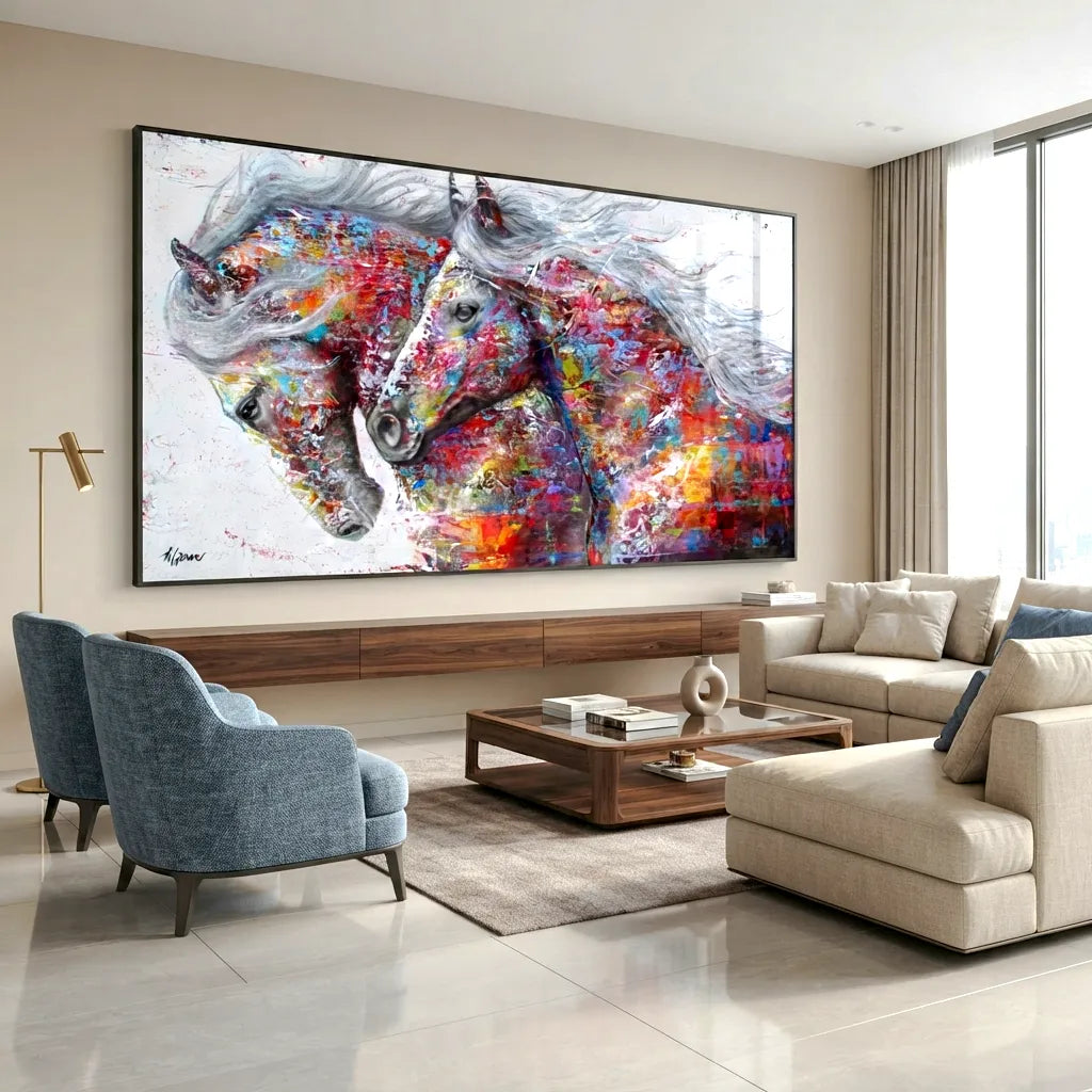 Tela Couple of Horses