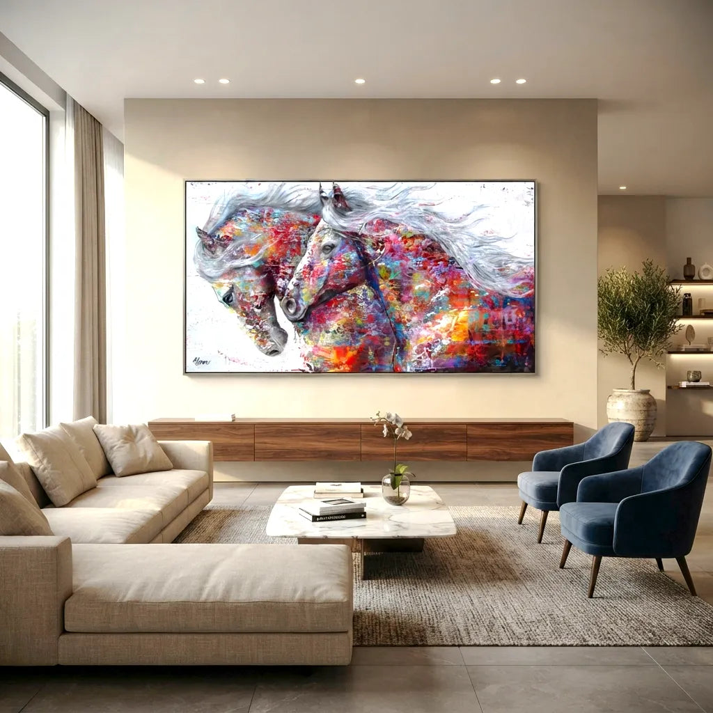 Tela Couple of Horses