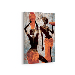 QUADRO CANVAS MULHERES AFRICANAS