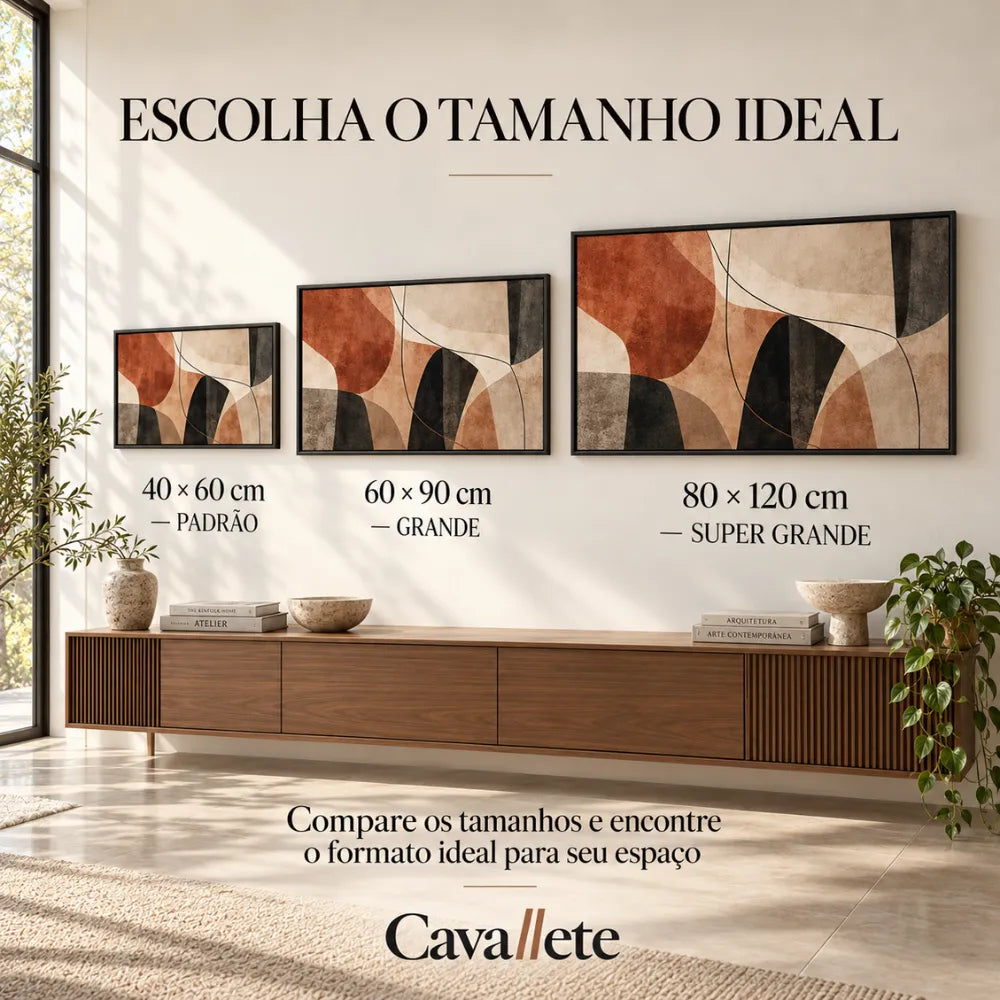 Comparativo de acabamentos em canvas da Cavalette