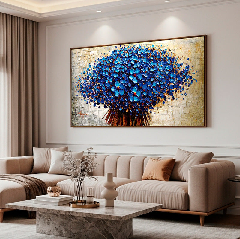 Quadro Orquídeas Azuis