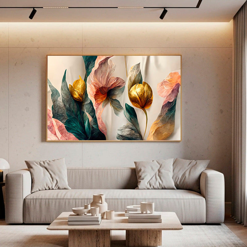 Quadro Receptáculo Dourado