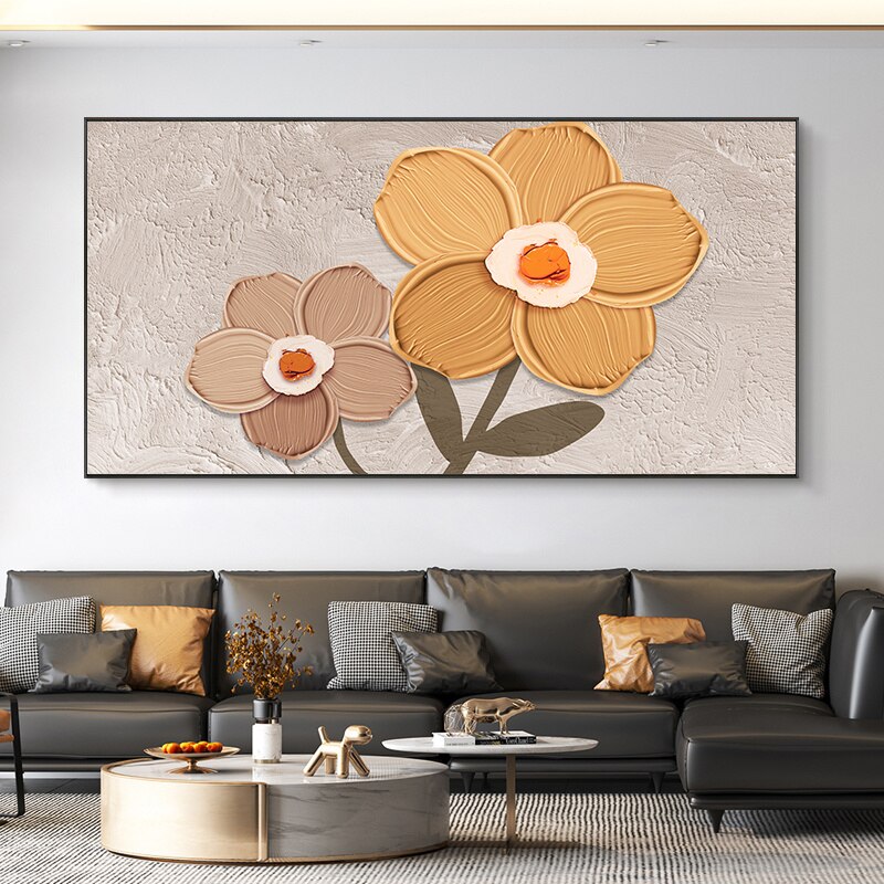 Tela Flores de Tinta - Carneiro Shop