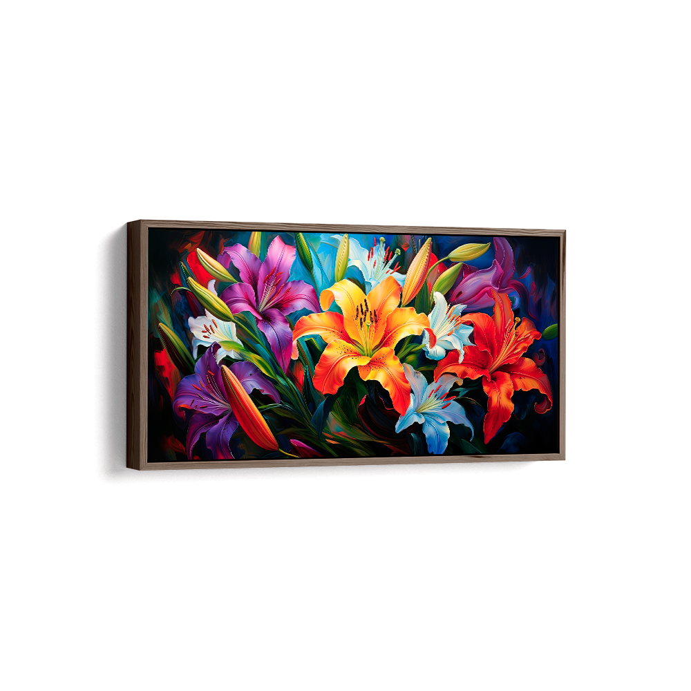 Quadro Flores Brilhosas