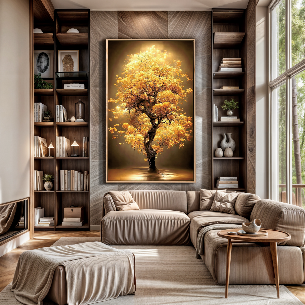 Tela Árvore Luz da Prosperidade