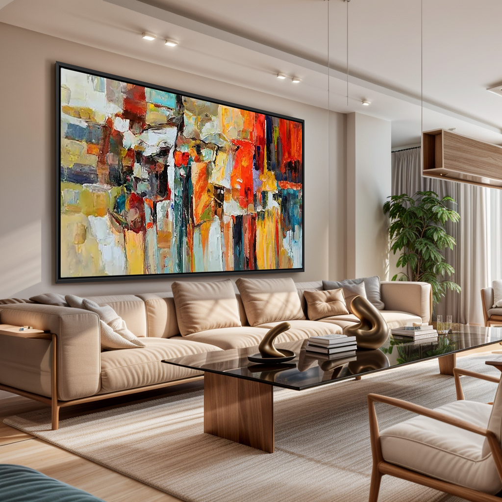 Tela Abstrata Pintura Clássica